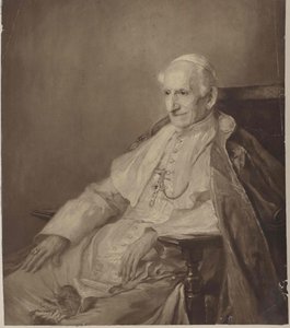 Paus Leo XIII door Artist Unknown