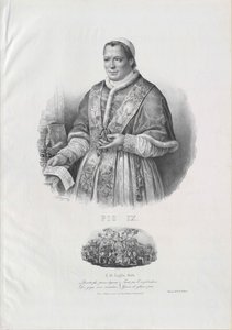 Paus Pius IX door Artist Unknown
