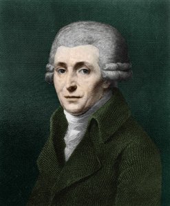 Portrait of Franz Joseph Haydn (1732-1809). door Artist Unknown