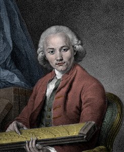 Portret van de Duitse componist, organist, leraar en theoreticus Georg Joseph Vogler door Artist Unknown