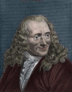 Portret van Voltaire door Artist Unknown