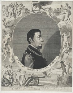 Prins van Oranje Renatus von Chalon door Artist Unknown
