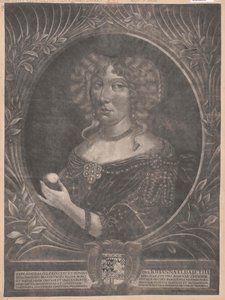 Prinses van Baden-Durlach Johanna Elisabeth door Artist Unknown