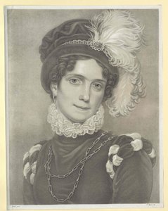 Prinses van Baden Caroline door Artist Unknown