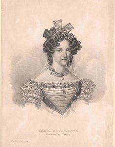 Prinses van Beieren (1792-1873) Caroline door Artist Unknown