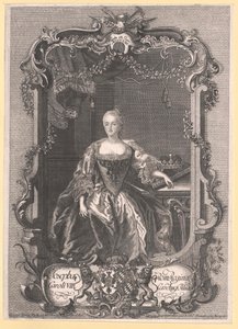 Prinses van Beieren Maria Josefa door Artist Unknown