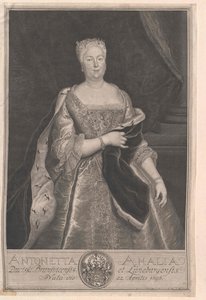 Prinses van Brunswijk-Wolfenbuettel Antoinette Amalie