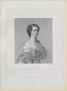 Prinses van Denemarken Alexandra door Artist Unknown