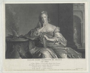 Prinses van Frankrijk Marie Henriette door Artist Unknown