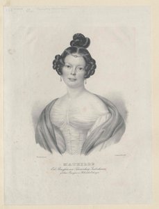 Prinses van Hohenlohe-Oehringen Mathilde door Artist Unknown
