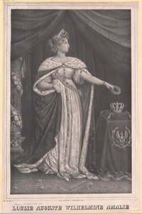 Prinses van Mecklenburg-Strelitz Louise door Artist Unknown