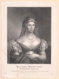 Prinses van Mecklenburg-Strelitz Louise door Artist Unknown