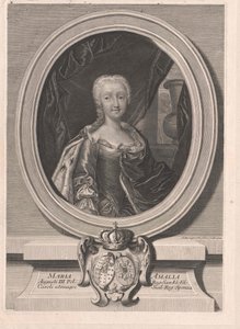 Prinses van Saksen Marie Amalie door Artist Unknown