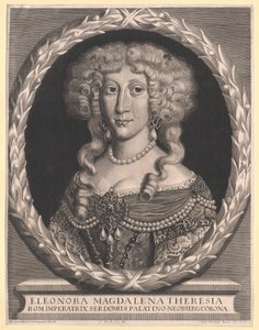 Prinses van het paleis Eleonora Magdalene Theresia door Artist Unknown