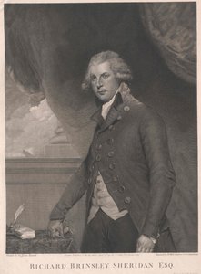 Richard Brinsley Sheridan door Artist Unknown
