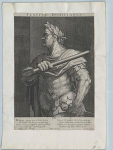 Romeinse keizer Domitianus door Artist Unknown