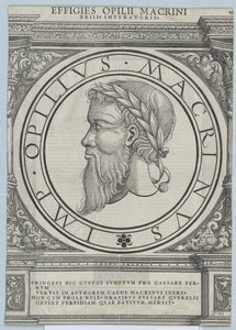 Romeinse keizer Macrinus door Artist Unknown