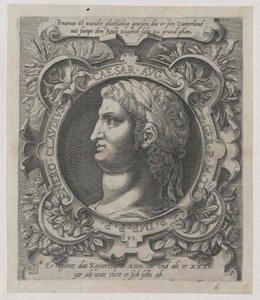Romeinse keizer Nero (afdruk) door Artist Unknown