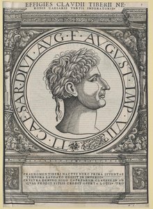 Romeinse keizer Tiberius door Artist Unknown