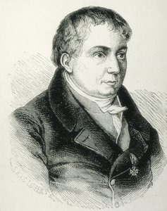 SCHLEGEL, Friedrich von (1772-1829). Duitse dichter, criticus en geleerde. Kritische leider van de Duitse Romantiek. Gravure