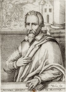 SERVET, Miguel (1511-1553). Spaanse arts en theoloog. Houtsnede. FRANKRIJK. ILE-DE-FRANCE. Parijs. Nationale Bibliotheek door Artist Unknown