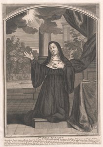 Sint Scholastica door Artist Unknown