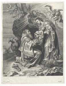 Sint Franciscus van Assisi door Artist Unknown