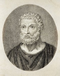 THALES van Milete (6e eeuw v.Chr.). Portret van Thales van Milete