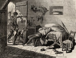 De dood van Condorcet in de gevangenis op 28 maart