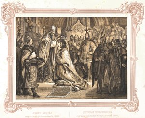 De heilige Stefanus I door Artist Unknown