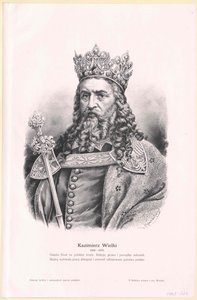 De grote koning van Polen Casimir III