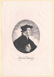 Ulrich Zwingli door Artist Unknown