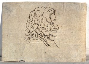 Voltaire, tekening door Artist Unknown