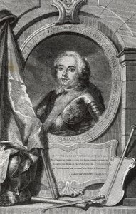 WILLEM IV (1711-1751). Eerste erfelijke stadhouder van Nederland. Gravure.