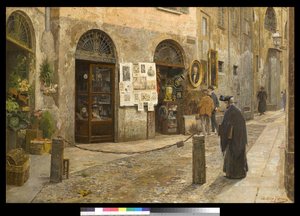 Via San Bernardino alle Ossa in Milaan, Italië, 1912