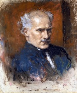 Arturo Toscanini (pastel van A. Rietti) Milaan Museo teatrale de la Scala door Arturo Rietti