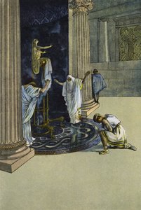 Orestes wordt door Apollo bevolen naar Tauris te gaan en het beeld van Artemis naar Athene te brengen door Artus Scheiner