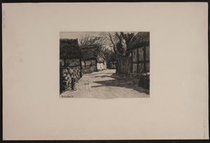 Een dorpsstraat