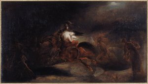 Lénore, les morts vont vite, ca. 1830 (olieverf op doek)