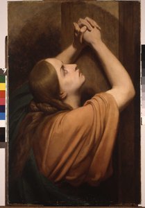 Sint Maria Magdalena aan de voet van het kruis door Ary Scheffer