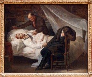 De dood van Gericault door Ary Scheffer