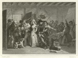 De dood van Marat door Ary Scheffer