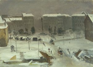 De Belle-Alliance Plein in Berlijn, 1870