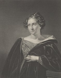 Catherine Maria Sedgwick, 1832 door Asher Brown Durand