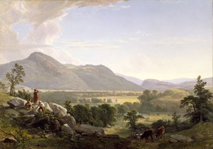 Dover Plains, Dutchess County, New York, 1848 door Asher Brown Durand
