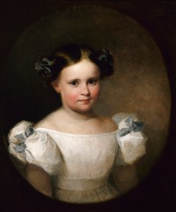 Georgianna Frances Adams, 1835 door Asher Brown Durand