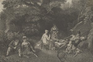 Zigeunerfeest door Asher Brown Durand