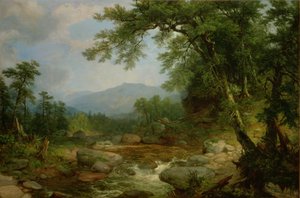 Monument Mountain, Berkshires, 1855-60 door Asher Brown Durand