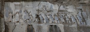 Darius I de Grote. De Behistun-inscriptie, 6e eeuw v.Chr.