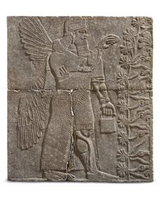 Reliëf van een Gevleugelde Geest, Regering van Ashurnasirpal, ca. 883-859 v.Chr.
